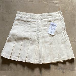 white brandy “tennis” skirt ♡ m